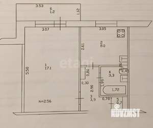 1-к квартира, вторичка, 33м2, 5/10 этаж