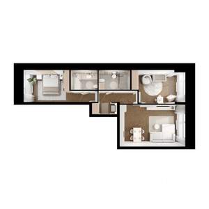 2-к квартира, вторичка, 66м2, 11/12 этаж