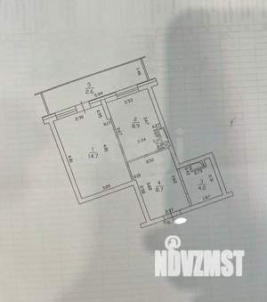 1-к квартира, вторичка, 40м2, 6/19 этаж