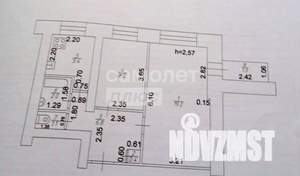 2-к квартира, вторичка, 43м2, 1/9 этаж