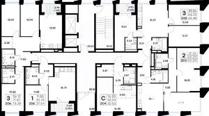 Студия квартира, вторичка, 33м2, 2/20 этаж