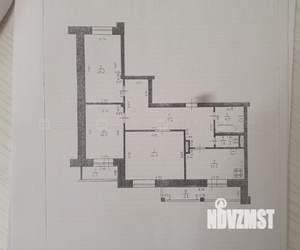 3-к квартира, вторичка, 77м2, 8/18 этаж
