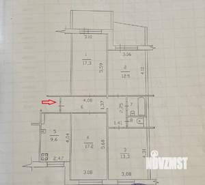 3-к квартира, вторичка, 83м2, 10/10 этаж