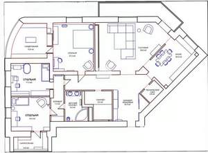 4-к квартира, вторичка, 220м2, 2/6 этаж