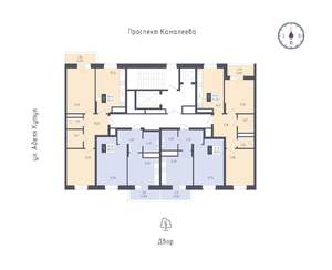 1-к квартира, вторичка, 40м2, 11/22 этаж