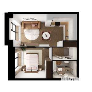 1-к квартира, вторичка, 39м2, 10/10 этаж