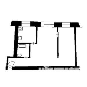 2-к квартира, вторичка, 43м2, 2/3 этаж