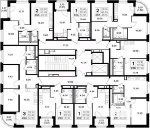 2-к квартира, вторичка, 48м2, 8/11 этаж