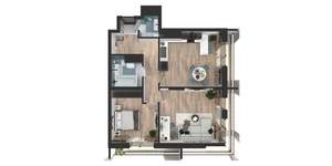 2-к квартира, вторичка, 68м2, 19/24 этаж