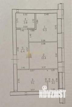 2-к квартира, вторичка, 42м2, 2/10 этаж
