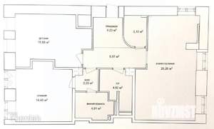 3-к квартира, вторичка, 83м2, 2/2 этаж