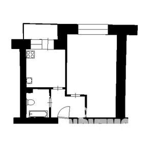 1-к квартира, вторичка, 35м2, 3/9 этаж
