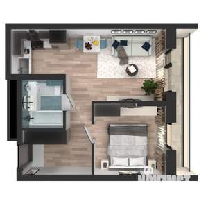 1-к квартира, вторичка, 42м2, 8/23 этаж