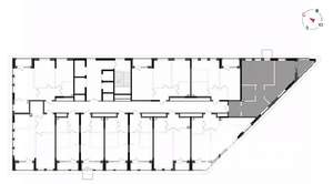 2-к квартира, вторичка, 66м2, 11/23 этаж