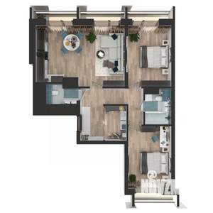 2-к квартира, вторичка, 68м2, 10/24 этаж
