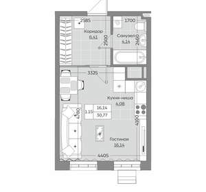 1-к квартира, вторичка, 31м2, 10/25 этаж