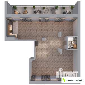 1-к квартира, вторичка, 137м2, 6/8 этаж