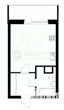 Студия квартира, вторичка, 32м2, 16/24 этаж