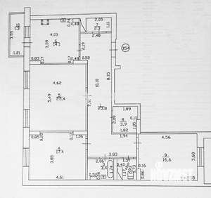 3-к квартира, вторичка, 109м2, 7/10 этаж
