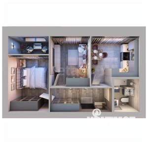 2-к квартира, вторичка, 43м2, 7/9 этаж