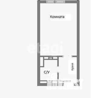 Студия квартира, вторичка, 19м2, 4/5 этаж