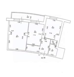 2-к квартира, вторичка, 71м2, 2/22 этаж