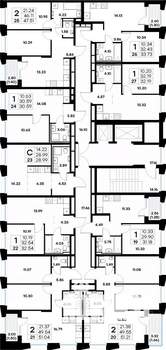 2-к квартира, вторичка, 51м2, 4/20 этаж