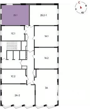 2-к квартира, вторичка, 48м2, 11/14 этаж