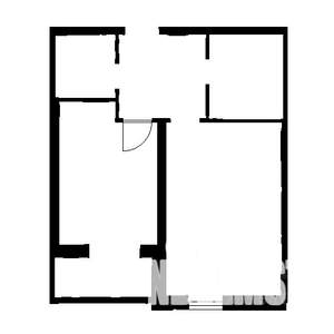 1-к квартира, вторичка, 44м2, 5/5 этаж