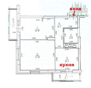 2-к квартира, вторичка, 49м2, 11/20 этаж