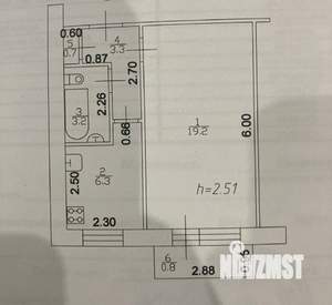 1-к квартира, вторичка, 33м2, 9/10 этаж