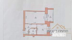 1-к квартира, вторичка, 34м2, 4/9 этаж