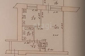 1-к квартира, вторичка, 33м2, 2/6 этаж