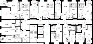 2-к квартира, вторичка, 57м2, 3/11 этаж