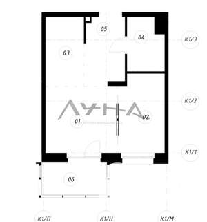 1-к квартира, вторичка, 34м2, 13/21 этаж