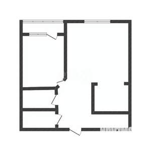 1-к квартира, вторичка, 51м2, 6/10 этаж