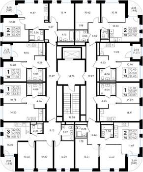 2-к квартира, вторичка, 50м2, 3/10 этаж