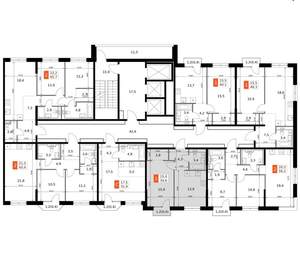 1-к квартира, вторичка, 40м2, 6/20 этаж