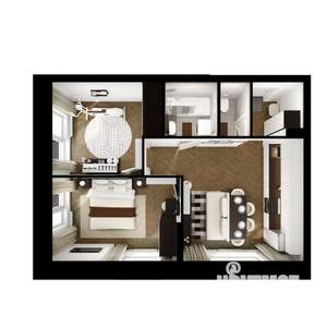 2-к квартира, вторичка, 50м2, 5/17 этаж