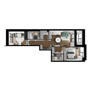 2-к квартира, вторичка, 61м2, 9/10 этаж