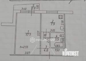 1-к квартира, вторичка, 35м2, 10/11 этаж