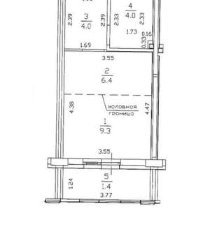 Студия квартира, вторичка, 25м2, 4/19 этаж
