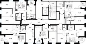 2-к квартира, вторичка, 61м2, 3/8 этаж