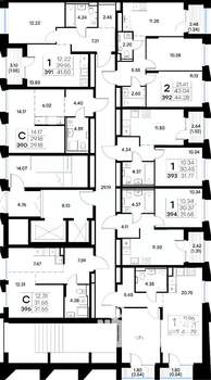 Студия квартира, строящийся дом, 29м2, 2/20 этаж