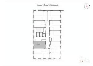 Студия квартира, вторичка, 30м2, 9/22 этаж