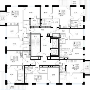 1-к квартира, вторичка, 40м2, 7/8 этаж