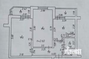 2-к квартира, вторичка, 55м2, 12/14 этаж