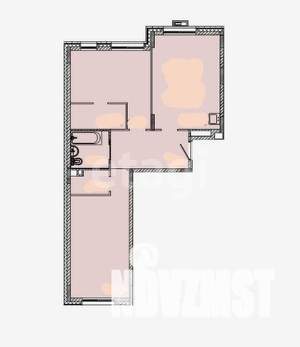 2-к квартира, вторичка, 74м2, 5/5 этаж