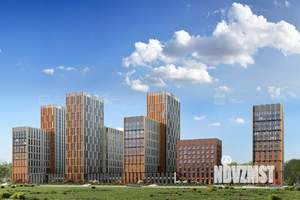 1-к квартира, строящийся дом, 46м2, 6/9 этаж