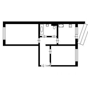 2-к квартира, вторичка, 57м2, 2/5 этаж
